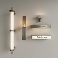 Modern Wall Lamps With Candle Shaped Designs For Rest And Activity Areas