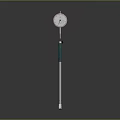 Precision Dial Indicator Measuring Tool With Green Handle And Metal Rod Shaft Design