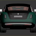 Elegant Green Luxury Coupe With Black Roof Red Interior And Stylish Wheel Design