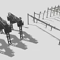 Heavy Duty Vehicle Chassis Frame With Metal Supports And Structural Design