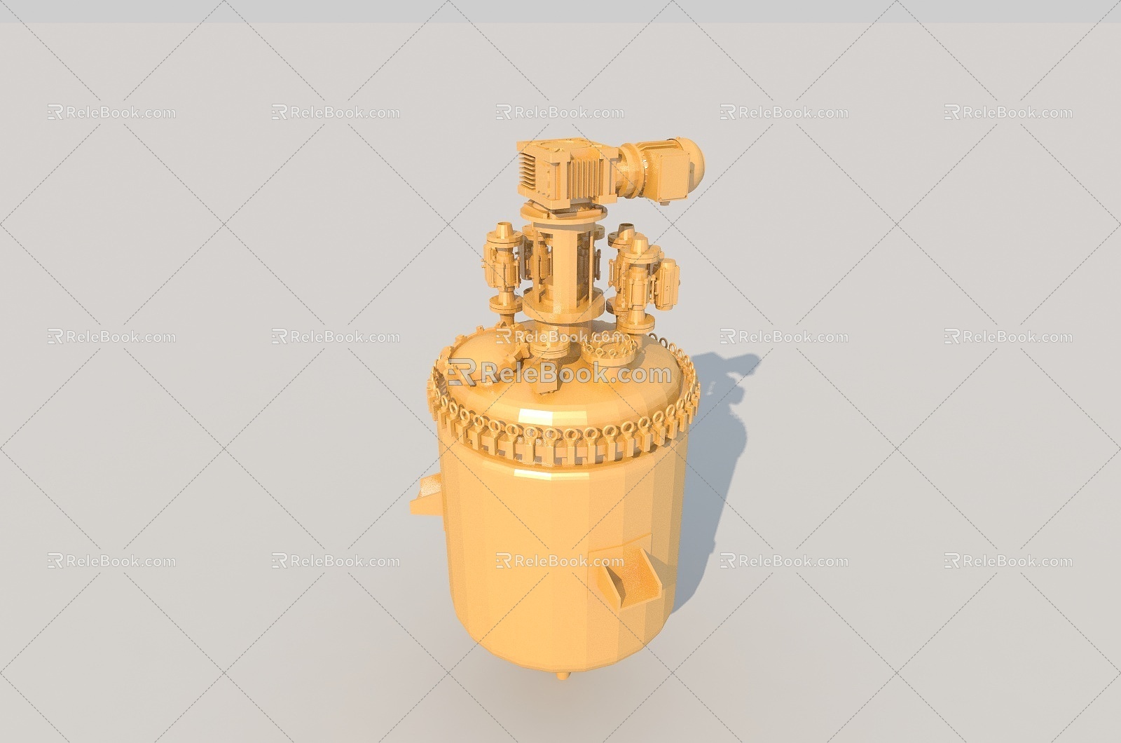 Factory Industrial Equipment Mechanized Production Electromechanical 3d model