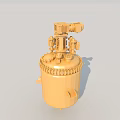 Heavy Duty Industrial Equipment Large Stirring Reactor With Top Mounted Motor And Drive System