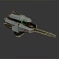 laser tower turret turntable sci-fi tower defense game tower defense sci-fi turret game turret game turret 3d model