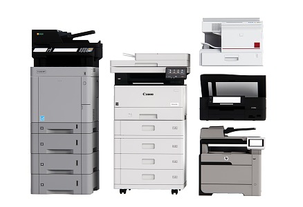 Modern Printer Copier Office Supplies 3d model