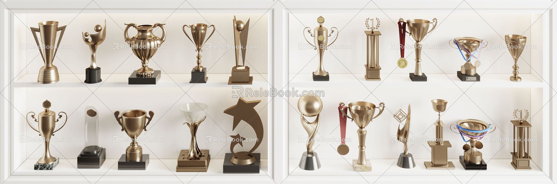 Light Luxury Trophy 3d model