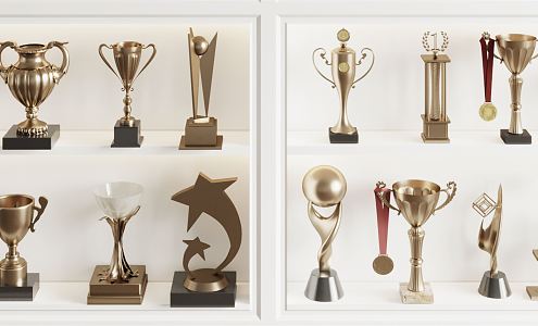 Light Luxury Trophy 3d model