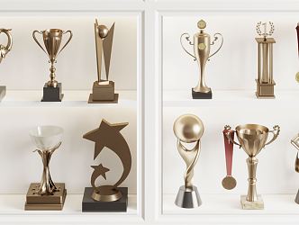 Light Luxury Trophy 3d model