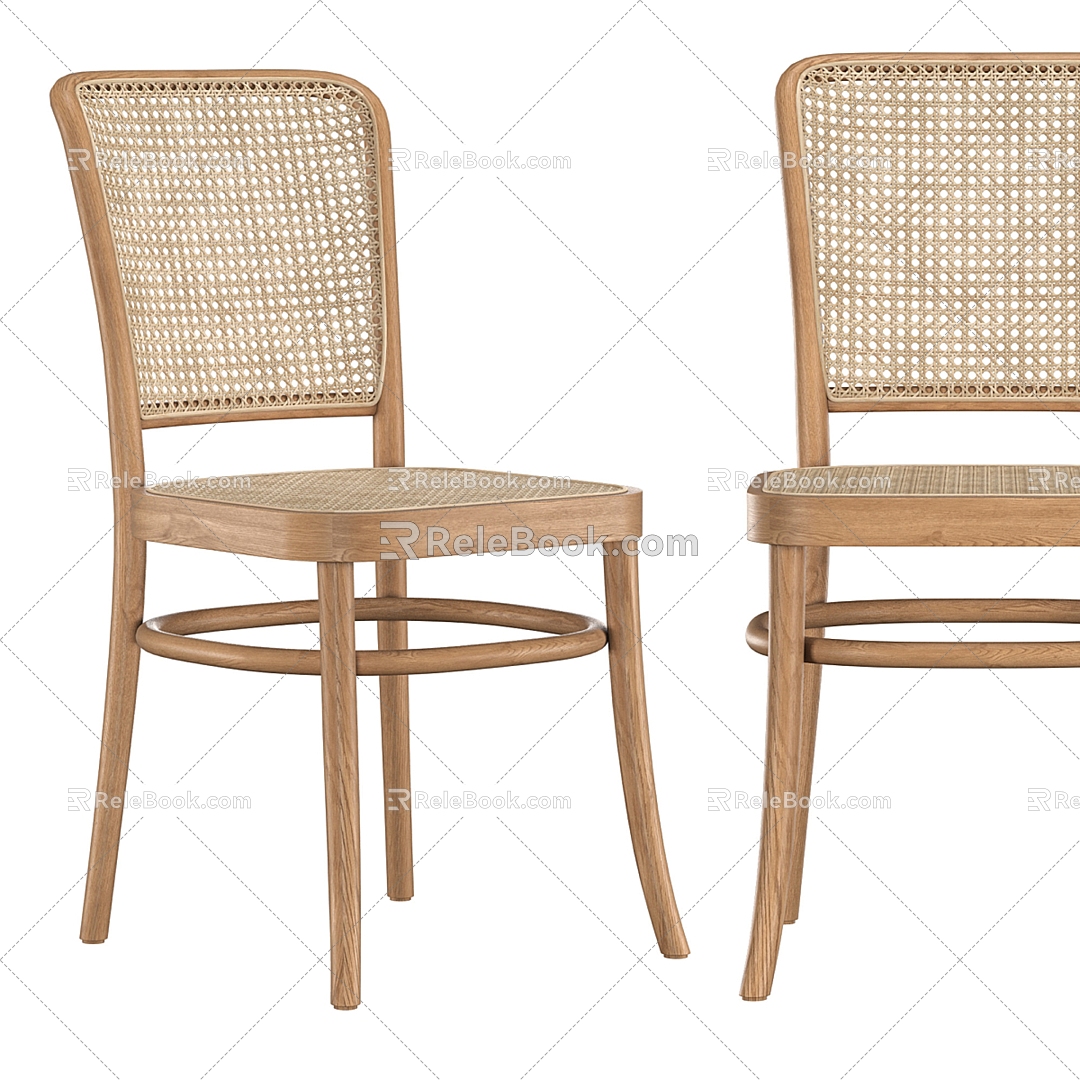 Nordic single chair 3d model