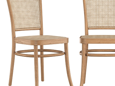 Nordic single chair 3d model