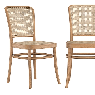 Nordic single chair 3d model