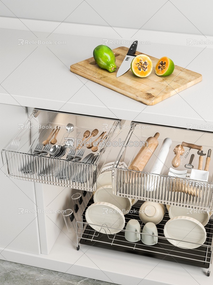 Simple Kitchen Cabinet Storage Cabinet model