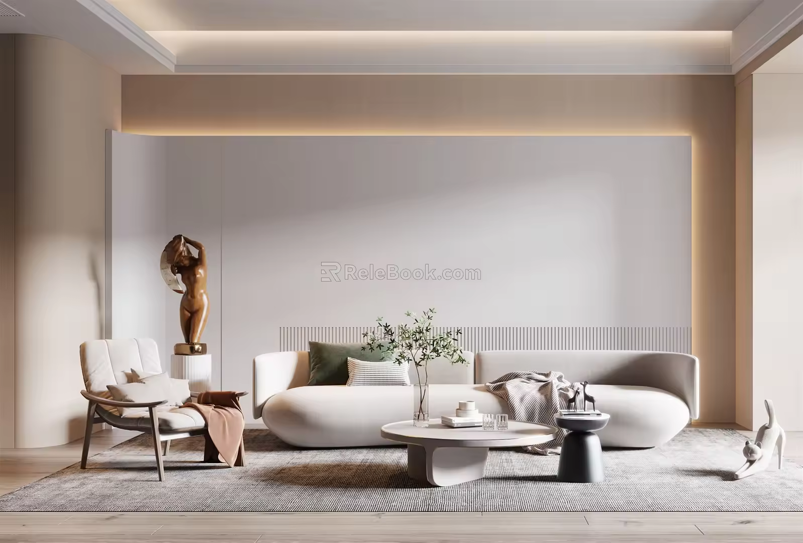 Modern Sofa Coffee Table Combination Sofa Coffee Table 3d model