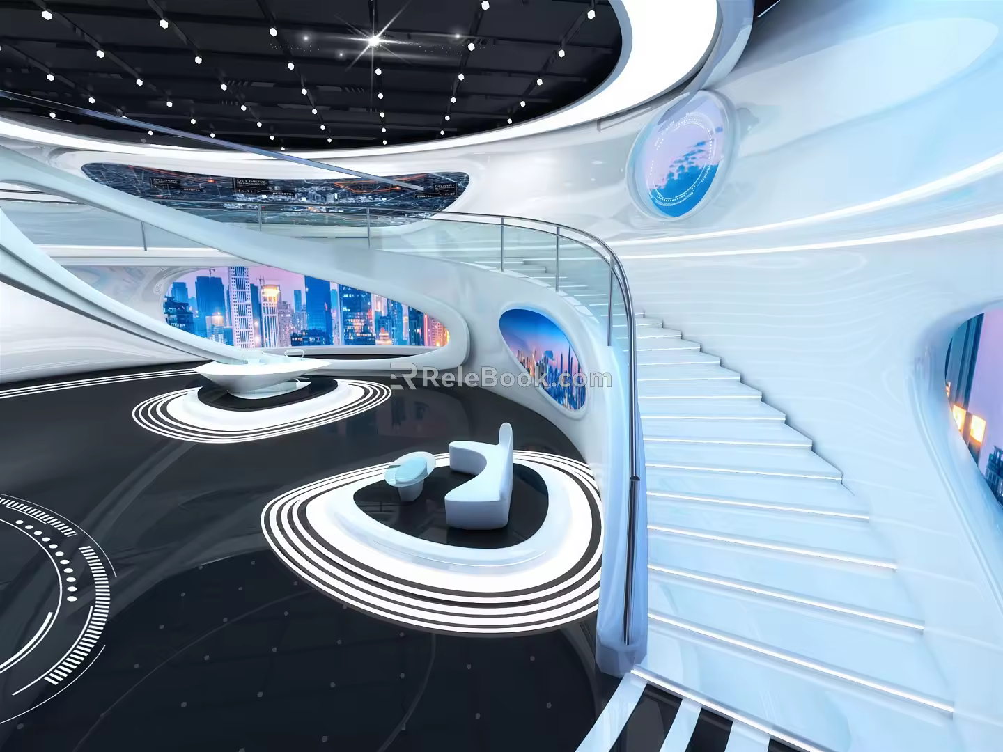 Modern Science and Technology Museum 3d model