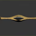Medieval Sword With Long Sharp Blade Pink Accent And Golden Hilt Design