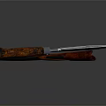 Handmade Damascus Steel Knife with Leather Wrapped Handle and Brown Leather Sheath