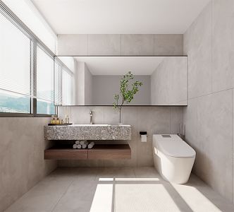 Modern toilet 3d model