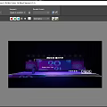 Vibrant New Year Event Stage With Purple Lighting And CIE Elements