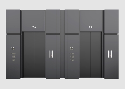 Modern Elevator 3d model