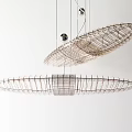 Modern chandelier 3d model