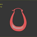 Shiny Golden Hoop Earrings With Minimalist Metal Design And Smooth Surface