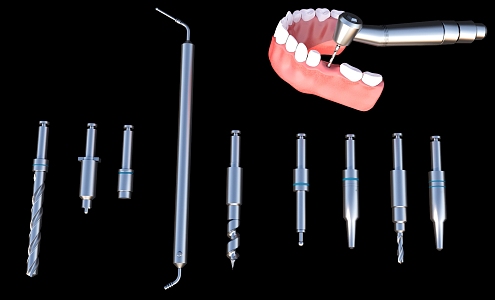 Dental Tools Dental Treatment 3d model