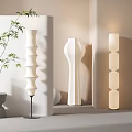 French floor lamp floor lamp combination 3d model