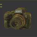 DSLR Camera Card Machine Digital Camera Digital Camera Photographic Equipment 3d model