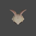 Cute Cartoon Rabbit Character With Big Ears Orange Overalls And White Shoes