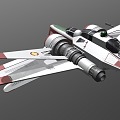 Modern Fighter Starfighter 3d model