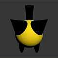 Expression package WeChat expression package cartoon expression cartoon face emoticon Yan text 3d model