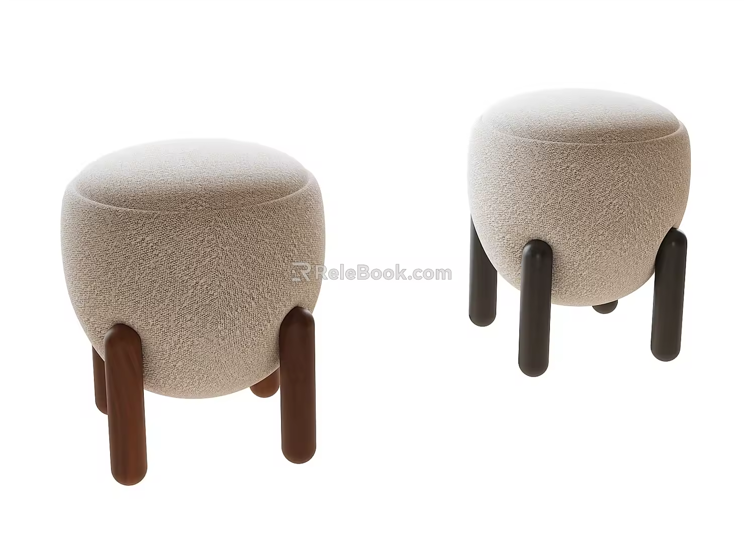 Shoe Changing Stool Dressing Table Stool Sofa Stool 3d model