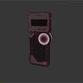 Handheld Digital Audio Recorder With Screen Lens And Control Buttons