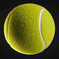 High Quality Yellow Tennis Ball with Fuzzy Texture for Sports Training and Matches