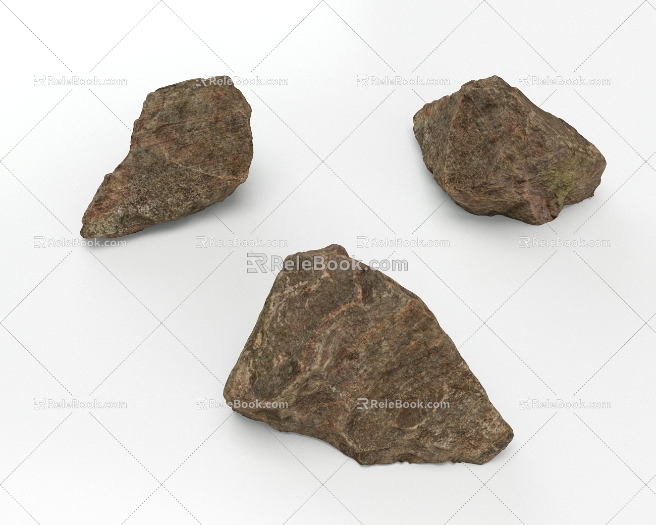 Stone Block Stone Stone Stone Stone Stone Stone Stone Grey 3d model