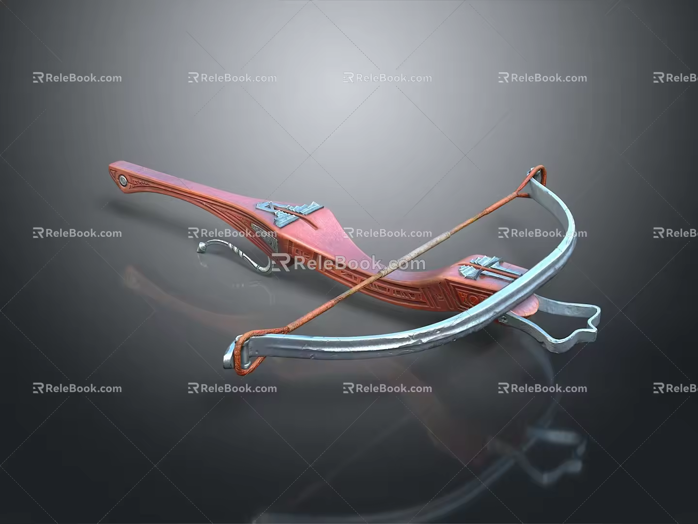 Crossbow Mechanical Crossbow Shift Bow and Arrow Shoot Far Equipment Weapons High-tech Crossbow 3d model