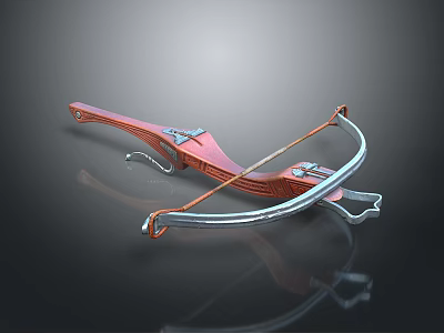 Crossbow Mechanical Crossbow Shift Bow and Arrow Shoot Far Equipment Weapons High-tech Crossbow 3d model