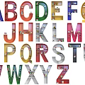 Colorful Letter Shaped Bookcase For Kids Room Decor And Storage