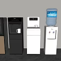 Modern Design Water Dispensers In Beige Black And White For Daily Use Appliances