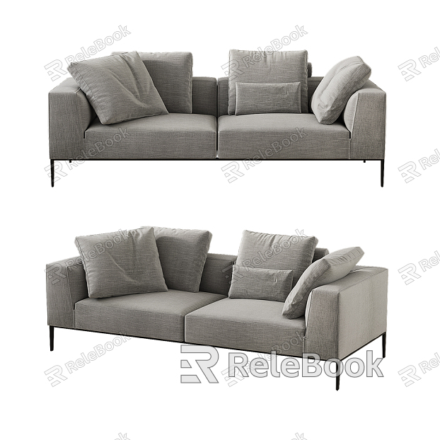 Double sofa model