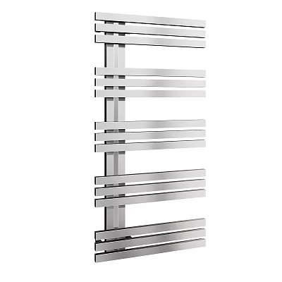 Stainless Steel Bathroom Towel Rack With Multiple Sleek Bars For Daily Wash Use 3d model