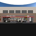 Modern Easy Joy Convenience Store With Shelves Full Of Daily Necessities And Groceries