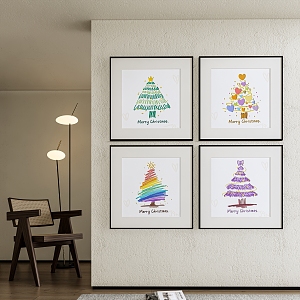 Children's decorative hanging pictures 3d model