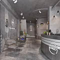 Quiet Milk Tea Shop 3d model