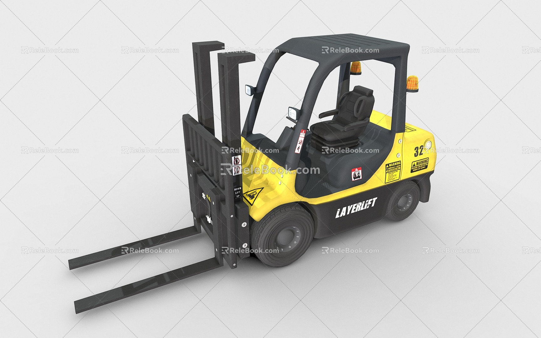 Forklift Pallet Truck Pallet Truck 3d model