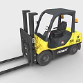 Efficient Industrial Equipment Yellow Black Lithium Forklift for Material Handling Operations