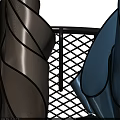 Black Metal Mesh Storage Rack For Umbrella Storage In Corner Near Doorway With Sturdy Design