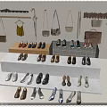 Variety of Stylish Shoes Displayed in Neat Arrangement