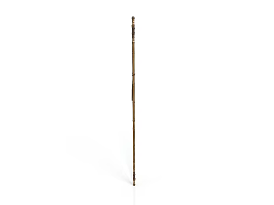 Natural Style Bamboo Stick Bamboo Stick Long Stick Bamboo Stick Decorative Stick Natural Material Outdoor Tools Traditional Utensils Product Display Life Supplies 3d model