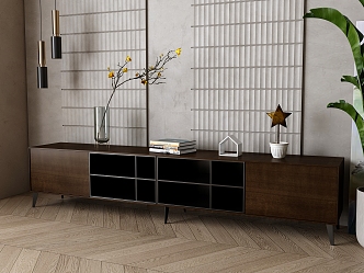 Nordic TV cabinet 3d model