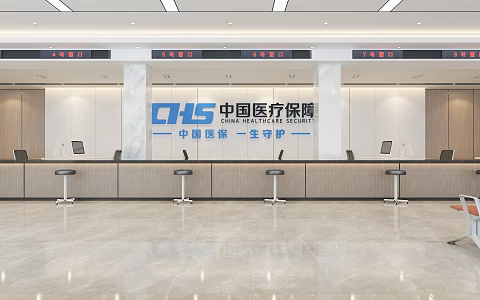 Office Hall 3d model